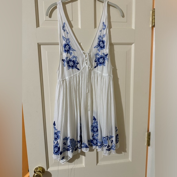 Free People Aida White Embroidered Slip - Picture 8 of 8